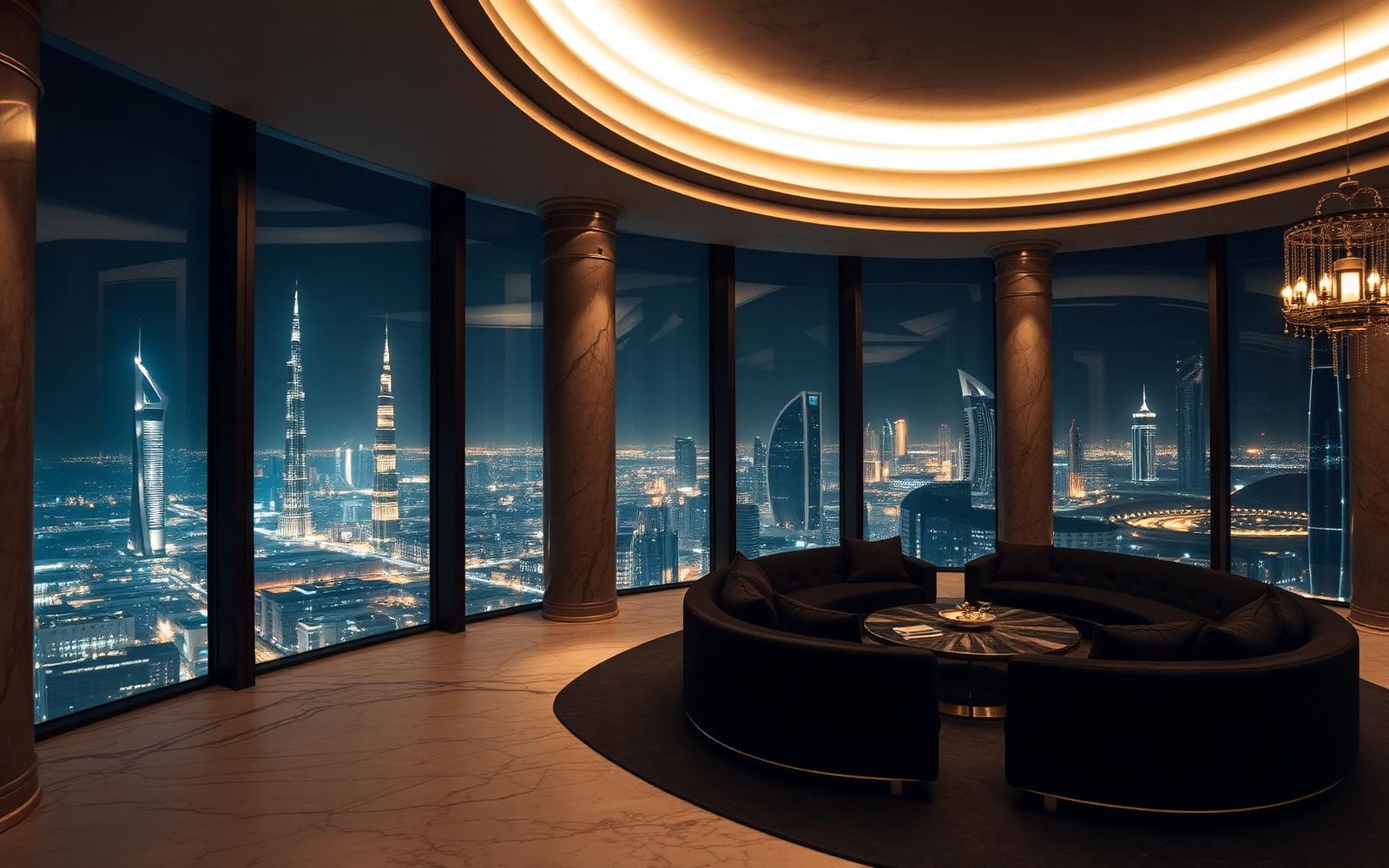 Luxury Dubai penthouse interior